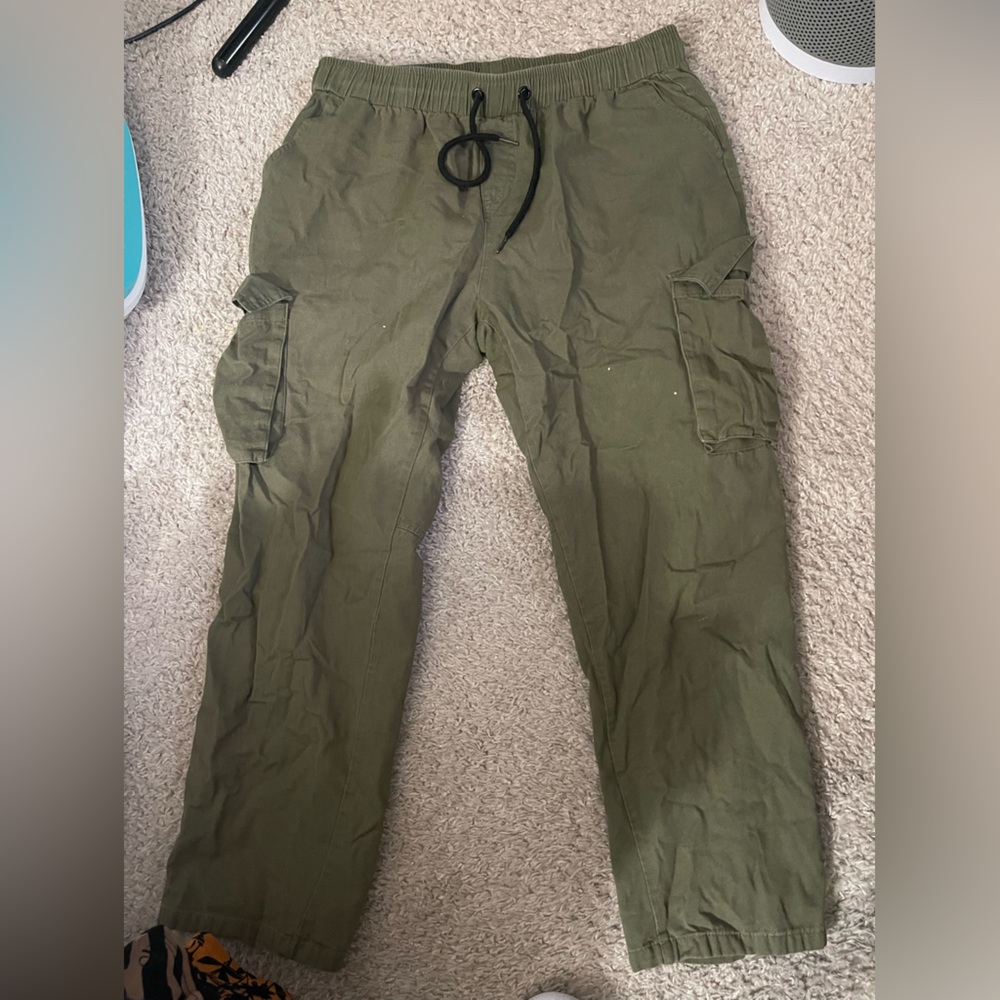 Army Green Cargo Pants